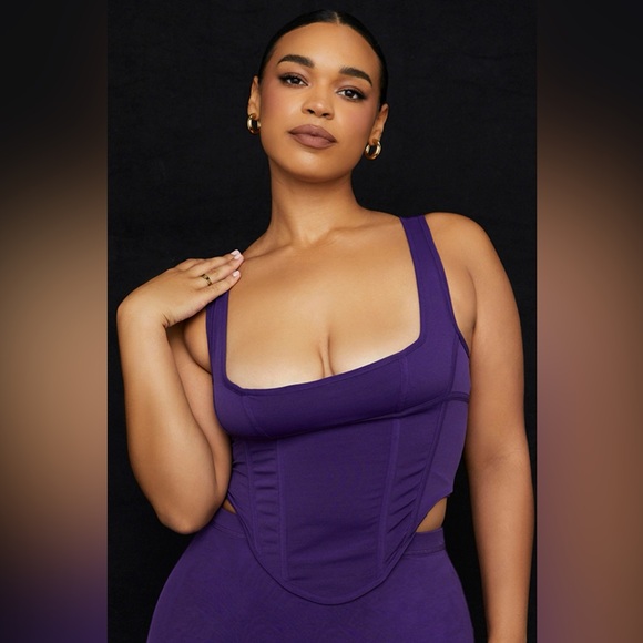 House of CB - Corset Top - Purple - New with Tag 🏷️ - Perfect Condition - Large - Picture 17 of 17